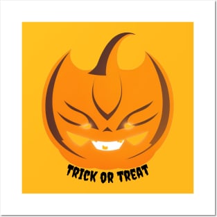 Halloween trick or treat Posters and Art